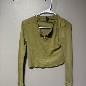 Wild Fable Sage Long Sleeve Women's Tee